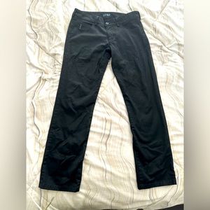Armani jeans. Black bootcut stretch jeans. Size 30